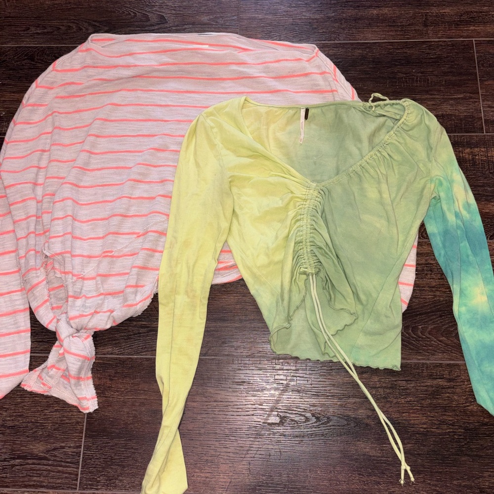 Set of Long Sleeve Free People Tops